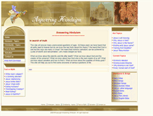 Tablet Screenshot of answeringhinduism.com